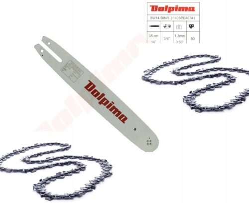  FÜHRUNG 35CM KETTE X2 für STIHL MS170 MS180 MS181 MS211 MS230 MS231 023
