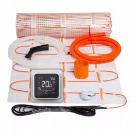   Set mit einem 7 m² großen TV-Gerät mit einer Leistung von 170 W/m²