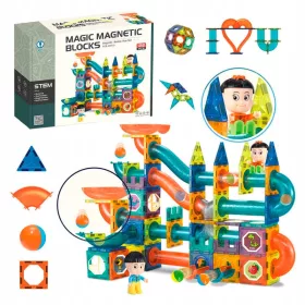  Dige Magnetblöcke Set aus Magnetblöcken 128-tlg.