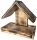  Vogelhäuschen aus Holz für den Garten