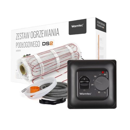 Heizmattenset für DS2-15/T73-CC Fliesen 1,5m2 170W/m2 Warmtec