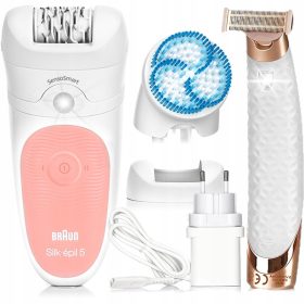    BRAUN DEPILATOR Silk-epil 5 Wet&Dry + SHAR + MASSAGE + TRIMER - ExtremePack