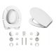 Roca Victoria Toilettensitz aus weißem Duroplast