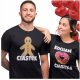Coole, lustige Gadgets VALENTINSTAG GESCHENK 2 T-SHIRTS FÜR SIE UND IHN COOKIES I LOVE COOKIES