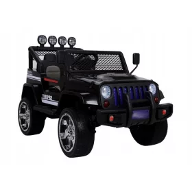    BATTERIEWAGEN GROSSER JEEP FÜR KINDER 4x4 180 Watt Leder Weiche Räder