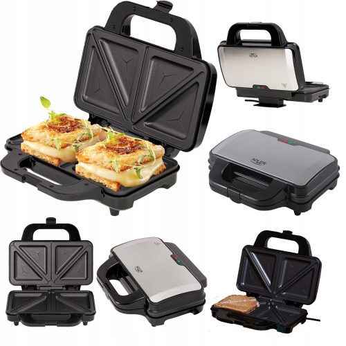  Adler Toaster Sandwichmaker USA XXL ADLER AD 3043 schwarz 1300 W