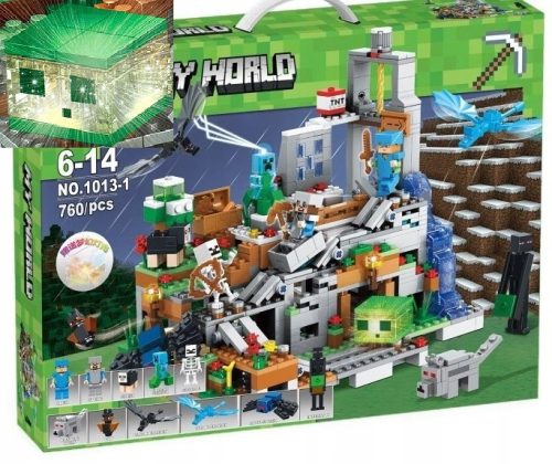  Minecraft Blocks Berghöhle 760 Stück LED GESCHENK
