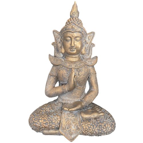 Dekorative Figuren und Skulpturen für zu Hause BUDDHA-FIGUR BUDDHA-DEKO GROSSE FIGUR 55 CM