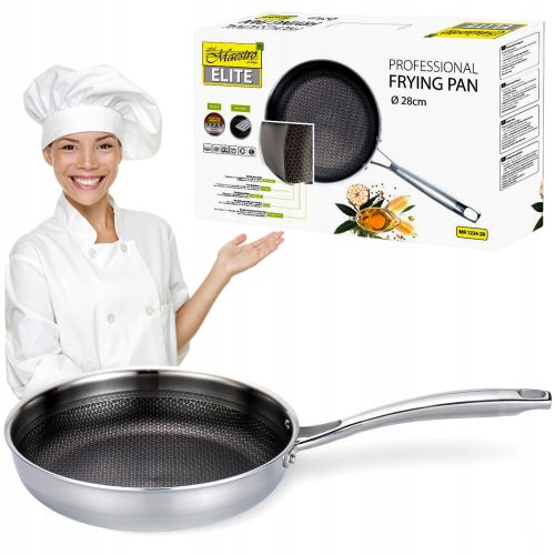 Bratpfannen Maestro traditionelle Bratpfanne 28 cm antihaftbeschichtet (antihaftbeschichtet)