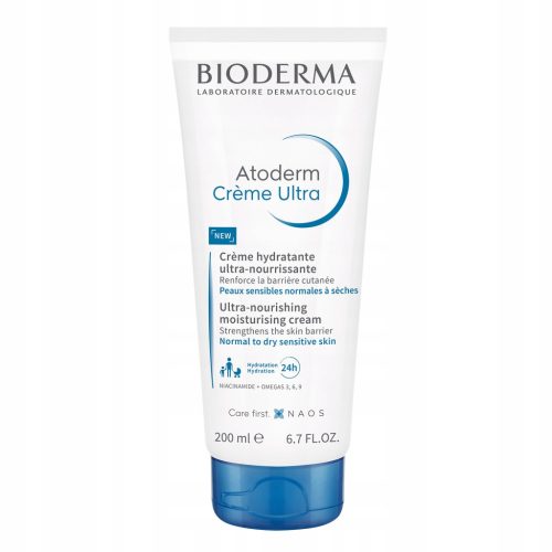 Bioderma Atoderm Creme Ultra – Intensiv Nährende Körpercreme für Normale bis Trockene Haut, 200 ml