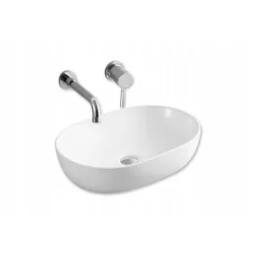  Bevisa Alpen ovales Aufsatzwaschbecken