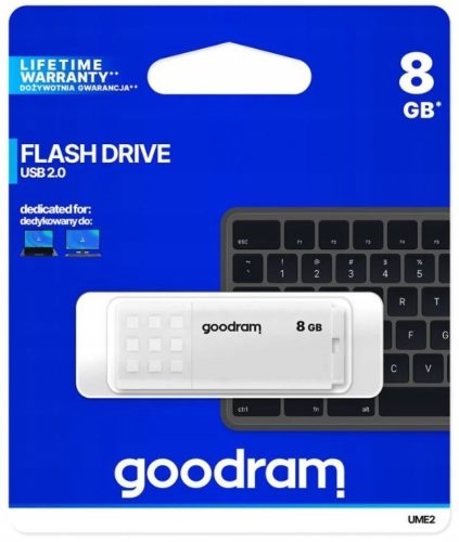  Goodram 8 GB USB 2.0 Pendrive weiß