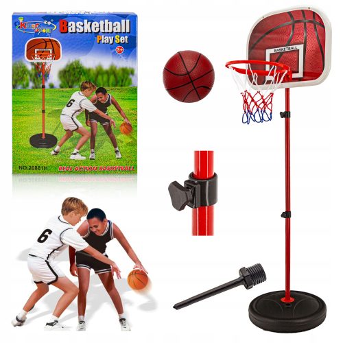 Basketball-Set, große Basketballballnadel, höhenverstellbar