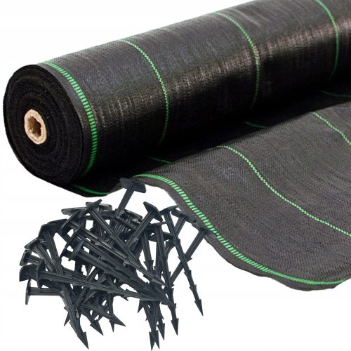 Agrartextil - Landwirtschaftliches Mulchgewebe (Anti-Unkraut) Bradas schwarz 110 x 10000 cm 90 g/m²