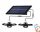  Pendelleuchte, Solarleuchte, 6 Lichtpunkte, integrierte LED-Quelle