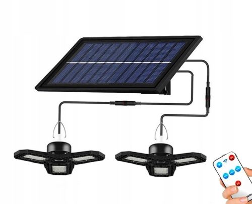  Pendelleuchte, Solarleuchte, 6 Lichtpunkte, integrierte LED-Quelle