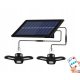  Pendelleuchte, Solarleuchte, 6 Lichtpunkte, integrierte LED-Quelle