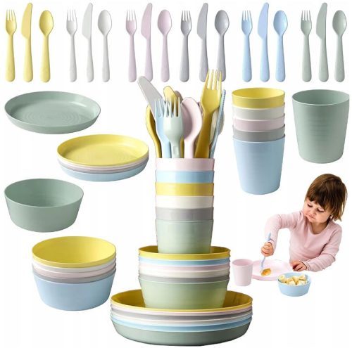  Plastikgeschirr-Set von Ikea