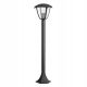  Quadratischer Lichtmast Polux E27 87 cm schwarz