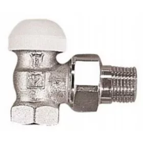  Eckiges Thermostatventil TS-90 1" HERZ fi 25