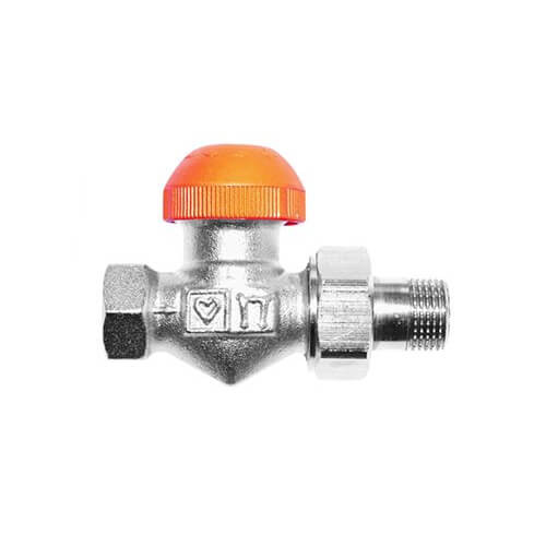  Gerades Thermostatventil - 3/4'' mit sichtbarem