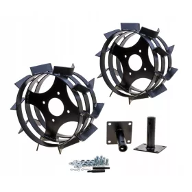 Eisenräder mit Achsen 3,50-6 Sätze. GL01 Bodenfräse