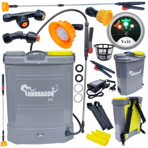 Obstgarten- und Gartensprühgeräte für Bäume ONDRAGON PREMIUM QUALITÄT Batteriesprühgerät 16 l