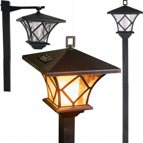  Cortina Einbau-Solarleuchte, schwarz, 155 cm, 1 Stk.