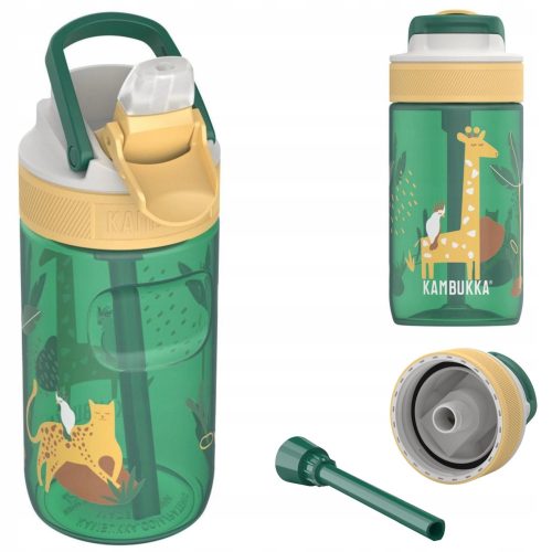  WASSERFLASCHE für KINDER 400 ml Safari Jungle Lagoon Kambukka