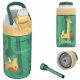  WASSERFLASCHE für KINDER 400 ml Safari Jungle Lagoon Kambukka