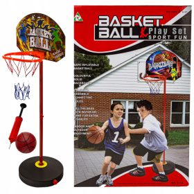   Basketball-Set, Pumpe, Ballnadel, Basketball, höhenverstellbar