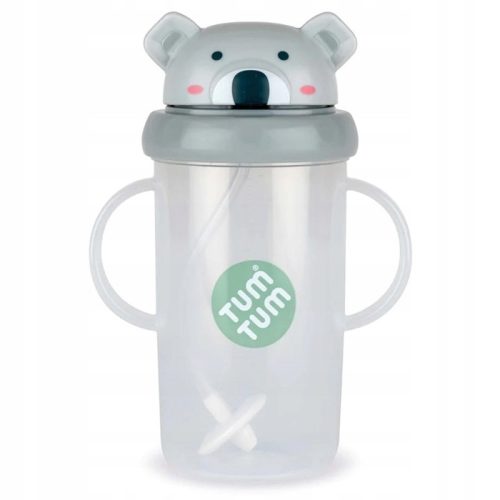  Tum Tum Flasche mit Strohhalm für Kinder Koala Kev 300 ml