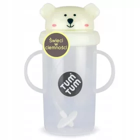    Tum Tum Trinkflasche mit Strohhalm für Kinder Polar Pete Bear 300 ml