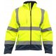 SNOW THUNDER SOFTSHELL Warnschutzjacke Größe S