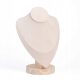  Display, Schmuckbüste, Stoff und Holz, Leinen, 30,9 x 19 cm, 1 Stk
