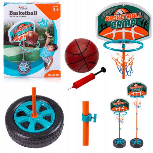 Basketball-Set, Ballpumpennadel, Basketball, höhenverstellbar
