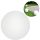  Eko-Light E27 runder Lichtmast, 28 cm, weiß