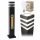  Quadratischer Lichtmast Masterled GU10 80 cm schwarz + Berge ecoPLANET LED-Glühbirne - E27 - A60 - 15W - 1500Lm - warmweiß