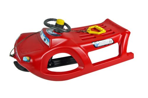  Prosperplast ISZGC-1788C roter Kunststoff-Skischlitten