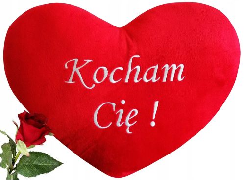 Kissen Valentinstag-Herzkissen 45 x 35 cm