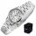  CASIO LTP-V001D DAMENUHR + BOX + GRAVUR Zahlen Stahlarmband
