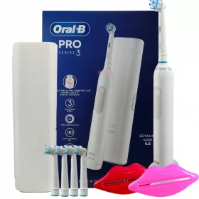  Oral-B 3 3500 elektrische Zahnbürste, weiß