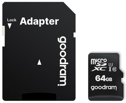  GOODRAM-SPEICHERKARTE 64 GB MICRO SD XC KLASSE 10