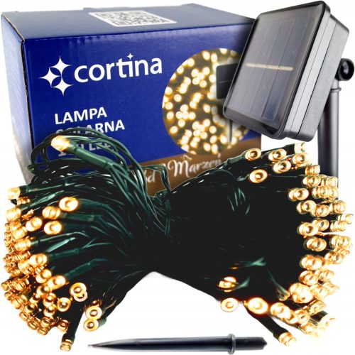  Cortina Girlande 1200 cm Solar