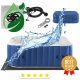 Whirlpool, Garten-Whirlpool Quadratischer aufblasbarer Hydromassage-Pool Uniprodo 900 l