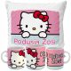  HELLO KITTY KISSEN + BECHER SET, NAME, GEBURTSTAG GESCHENK, VERSCHIEDENE DESIGNS