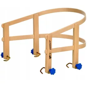  Traditioneller Holzschlitten Colint - Rückenlehne