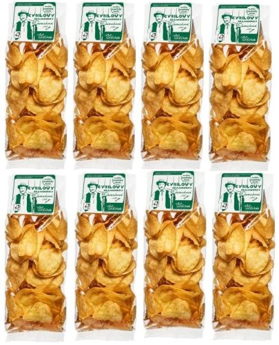 Knusprige Tschechische Knoblauch-Kartoffelchips von Cyril 100g