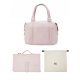  Tasche und Organizer für Mütter + Wickeltisch + Bezug Pink Hylat Baby