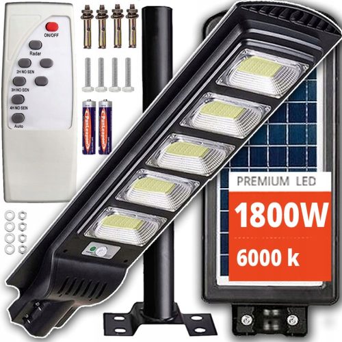  Vögler Straßenlaterne 1800 W 180000 lm solarbetrieben